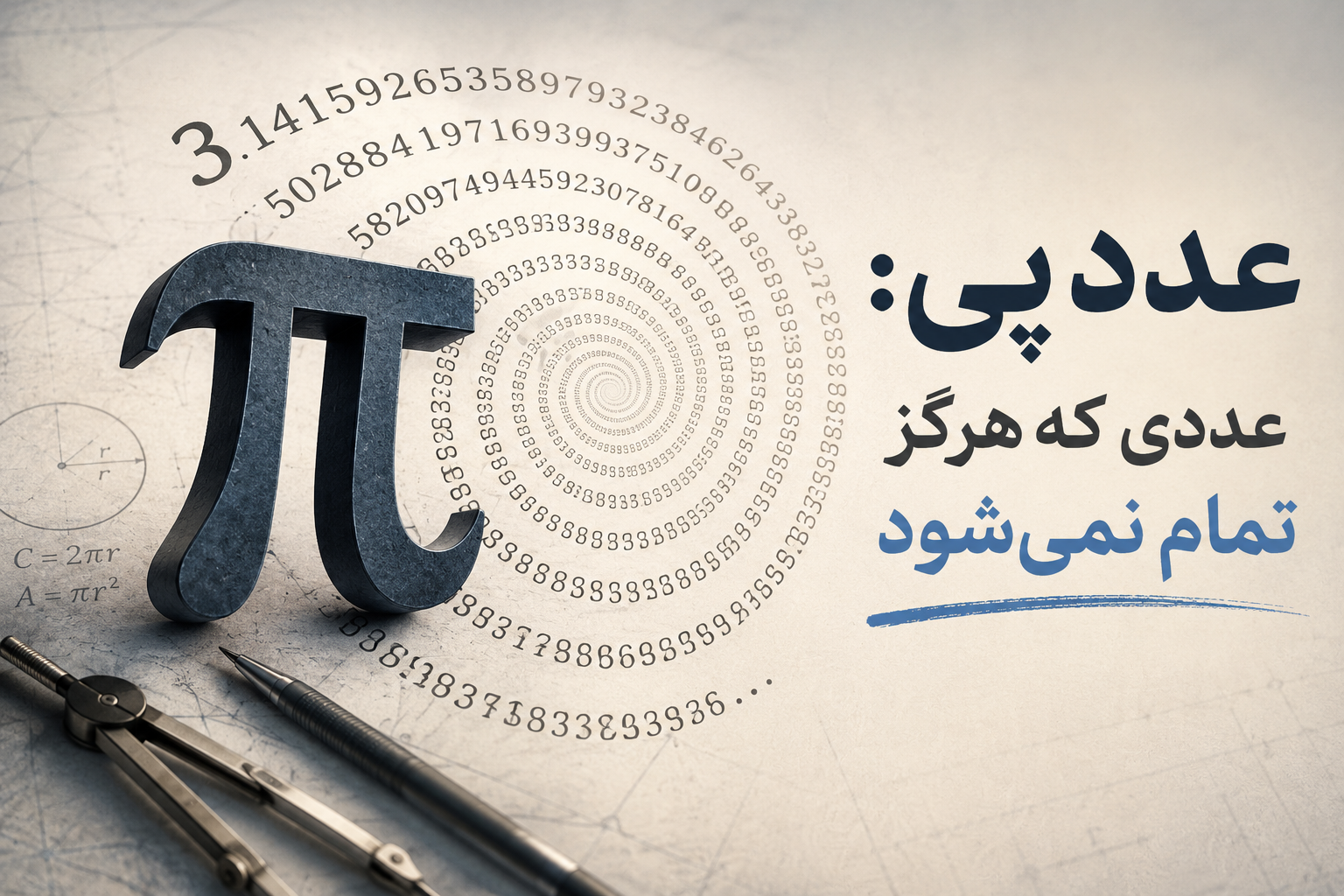 عدد پی : عددی که هرگز تمام نمی‌شود