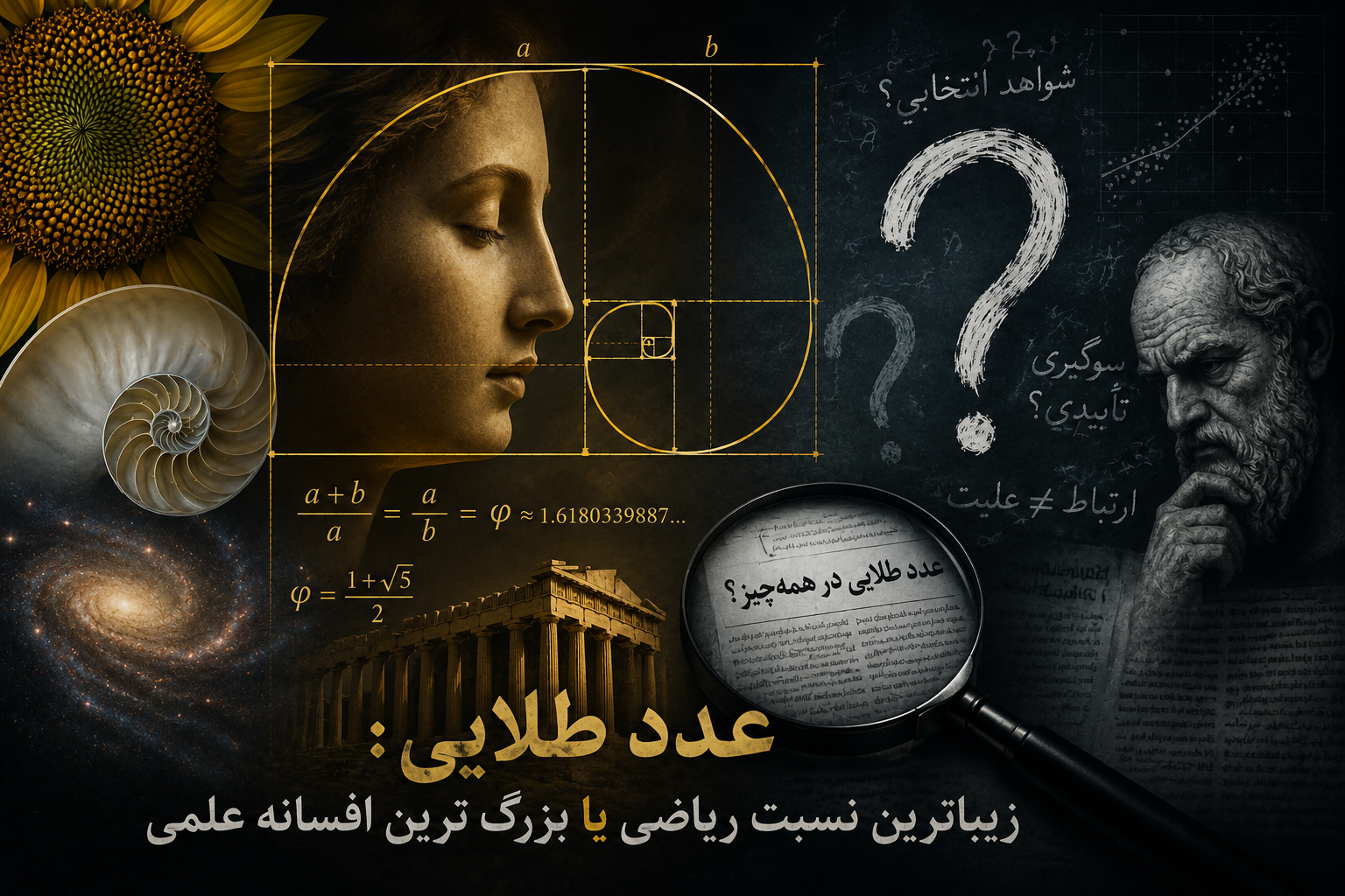 عدد طلایی : زیبا ترین نسبت ریاضی یا بزرگ ترین افسانه علمی؟